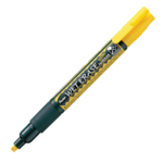 PENTEL WET ERASE CHALK MARKER CHISEL TIP YELLOW