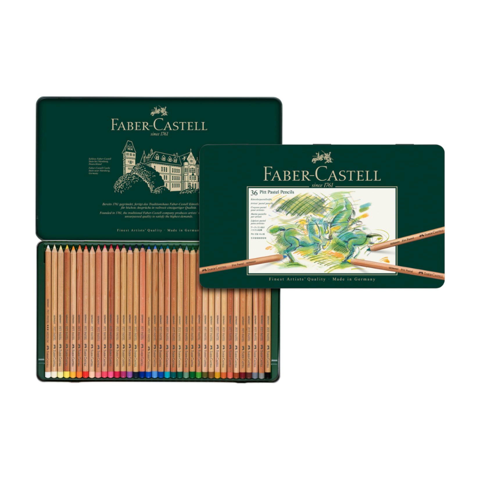 FABER CASTELL PITT PASTEL PENCILS SET/36