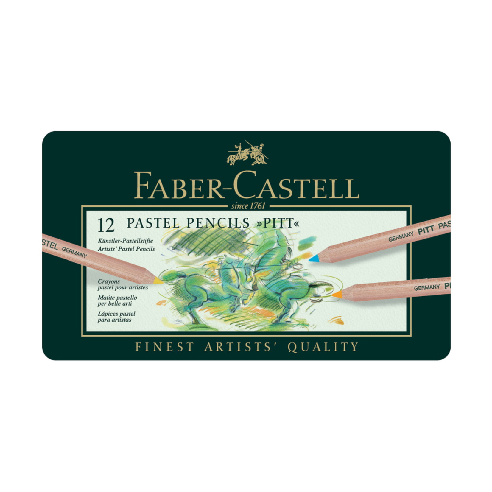 FABER CASTELL PITT PASTEL PENCILS  SET/12