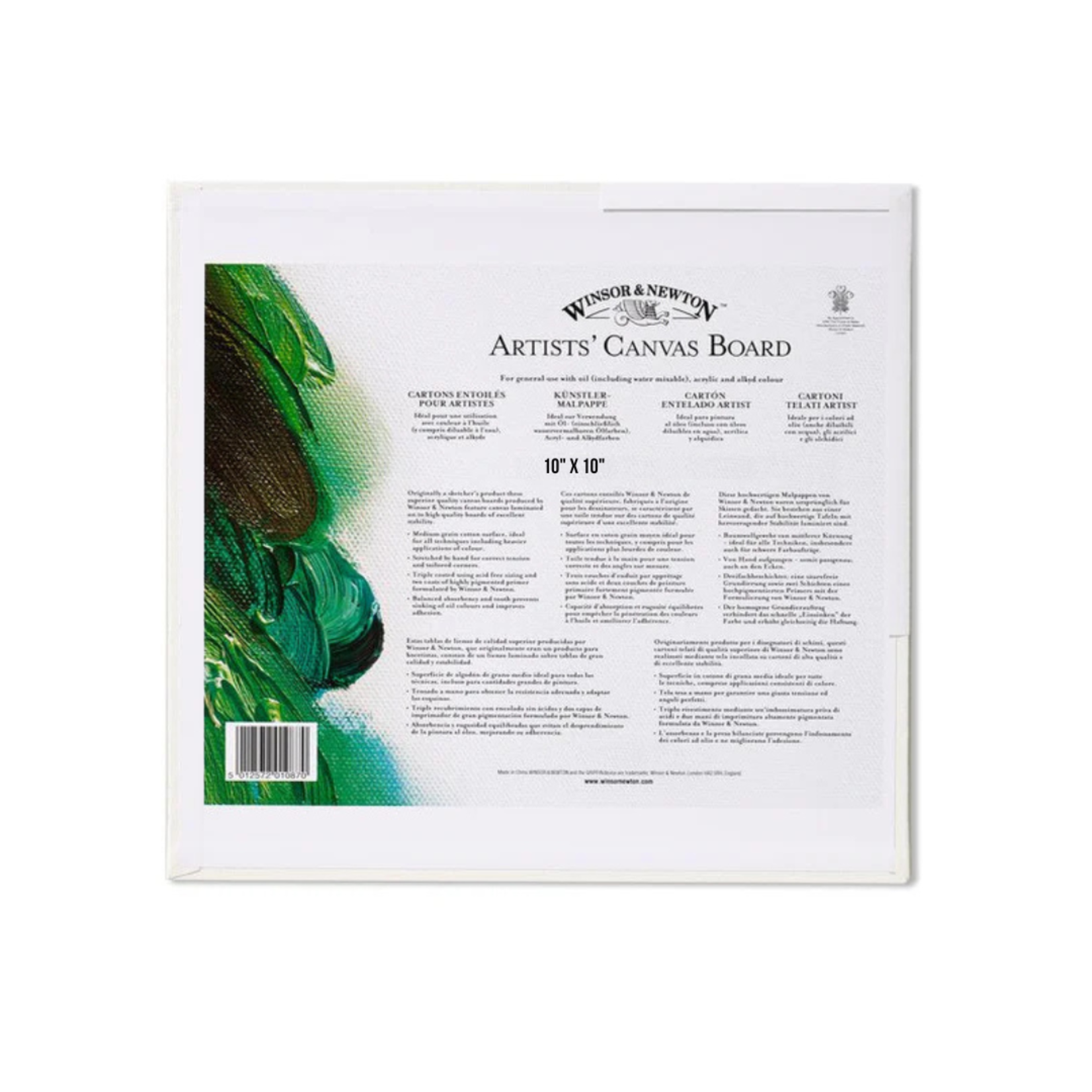WINSOR & NEWTON ARTISTS CANVAS PANEL 10X10