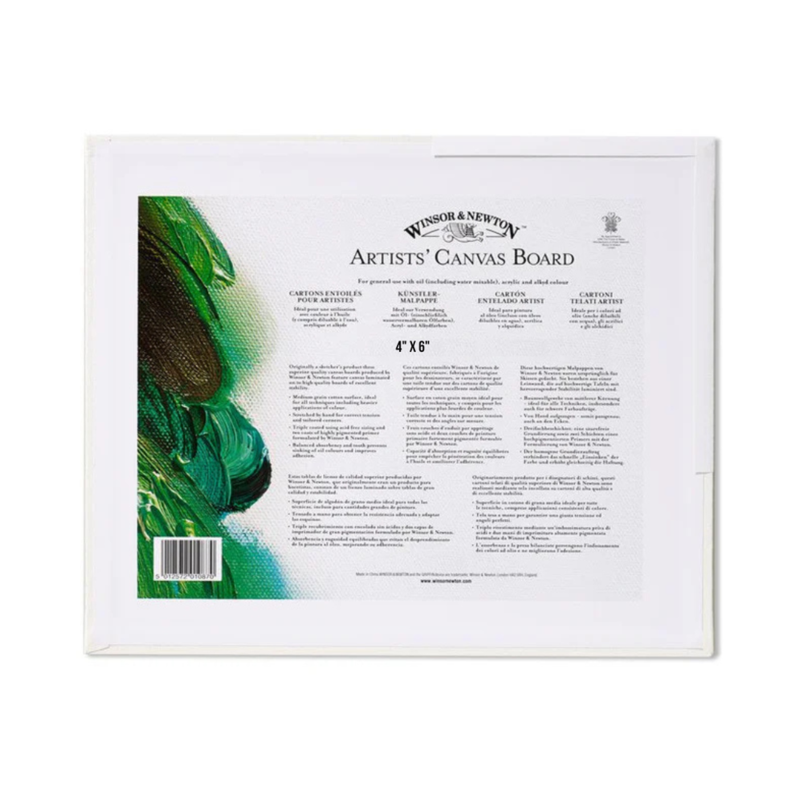 WINSOR & NEWTON ARTISTS CANVAS PANEL 4X6