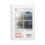 PENTALIC ARTIST SKETCHBOOK COIL BOUND 8.5X5.75 80LB 80/SHT