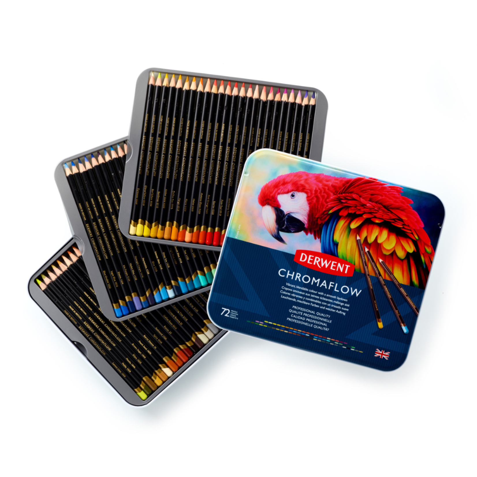 DERWENT CHROMAFLOW PENCIL SET 72/PC