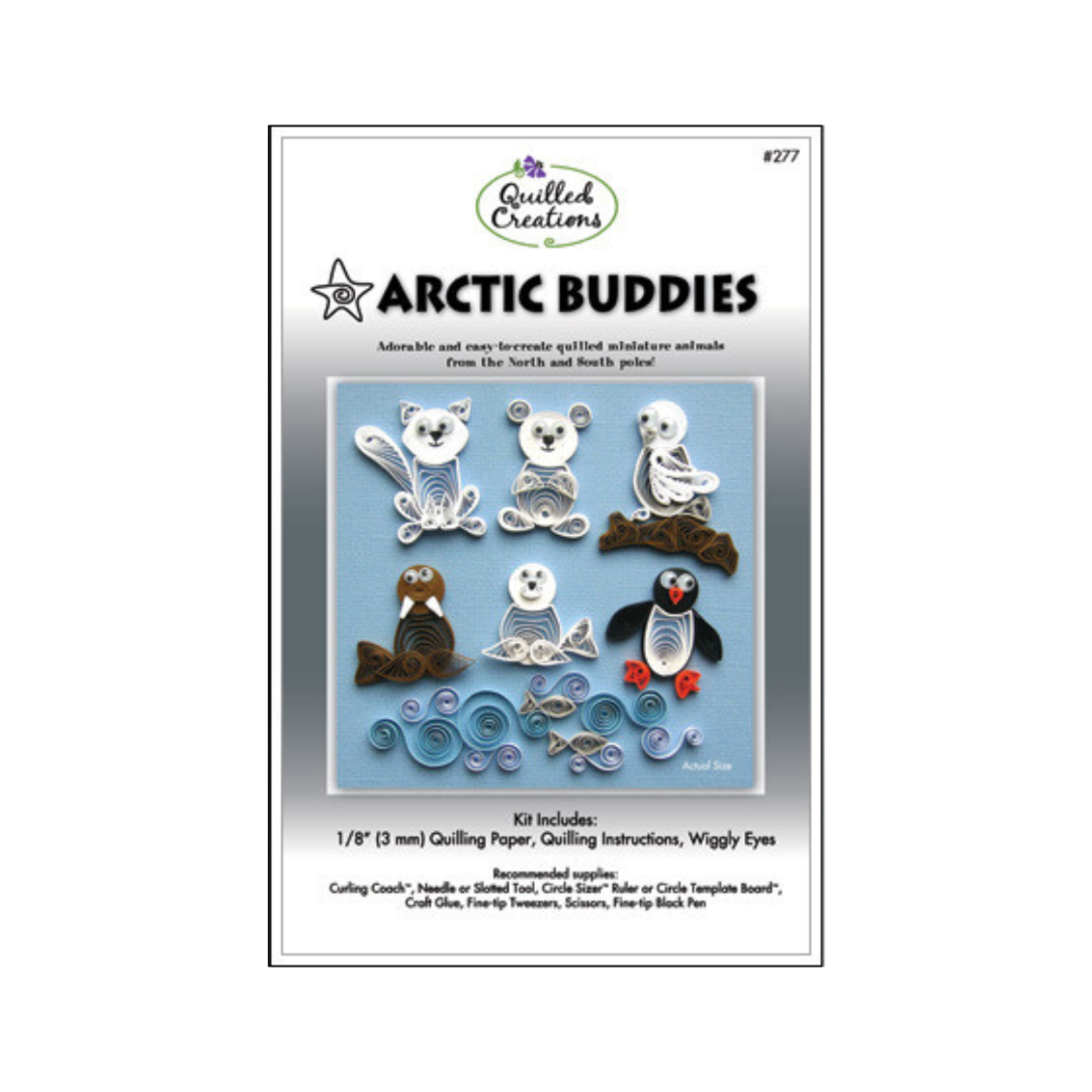QUILLED CREATIONS QUILLING KIT ARCTIC BUDDIES