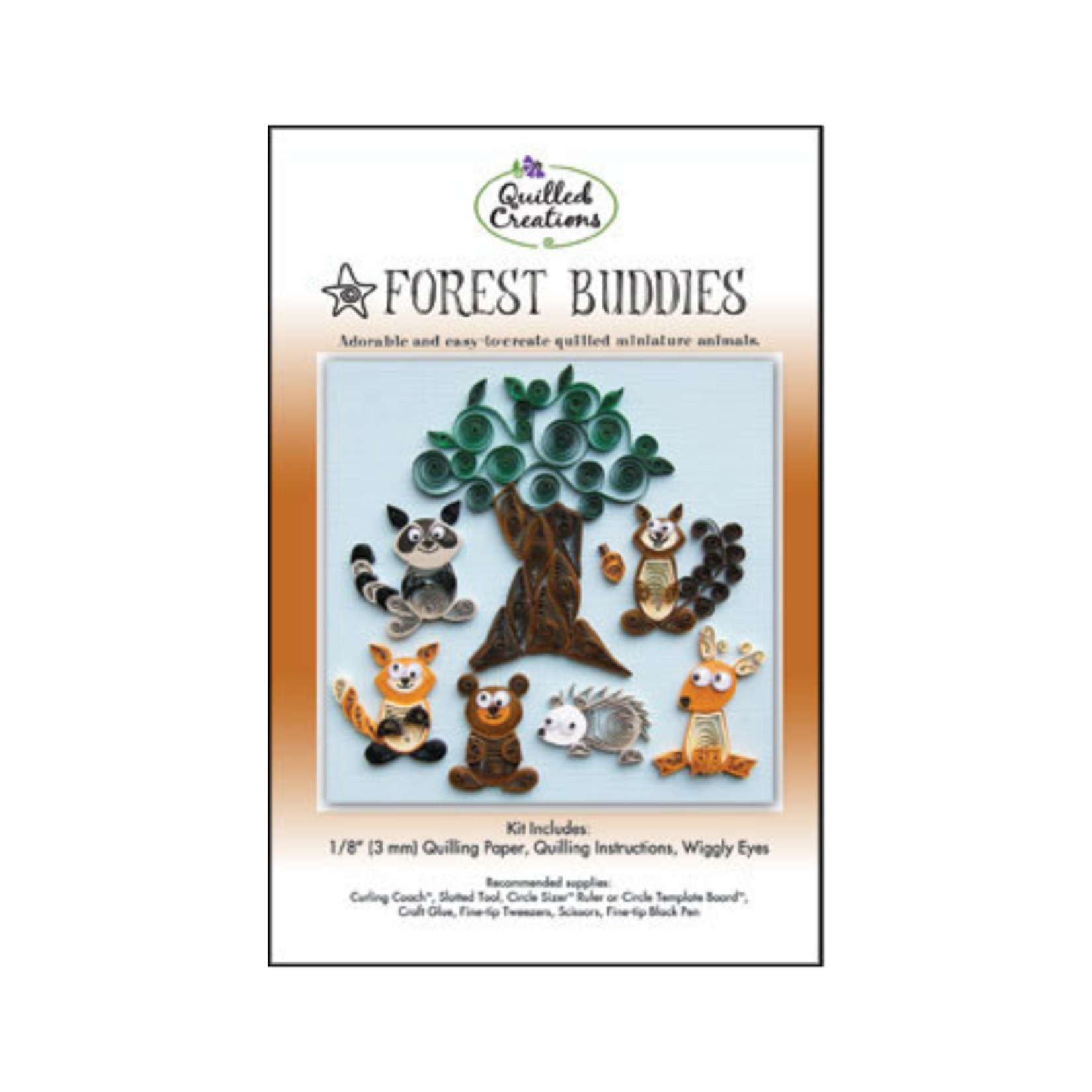 QUILLED CREATIONS QUILLING KIT FOREST BUDDIES