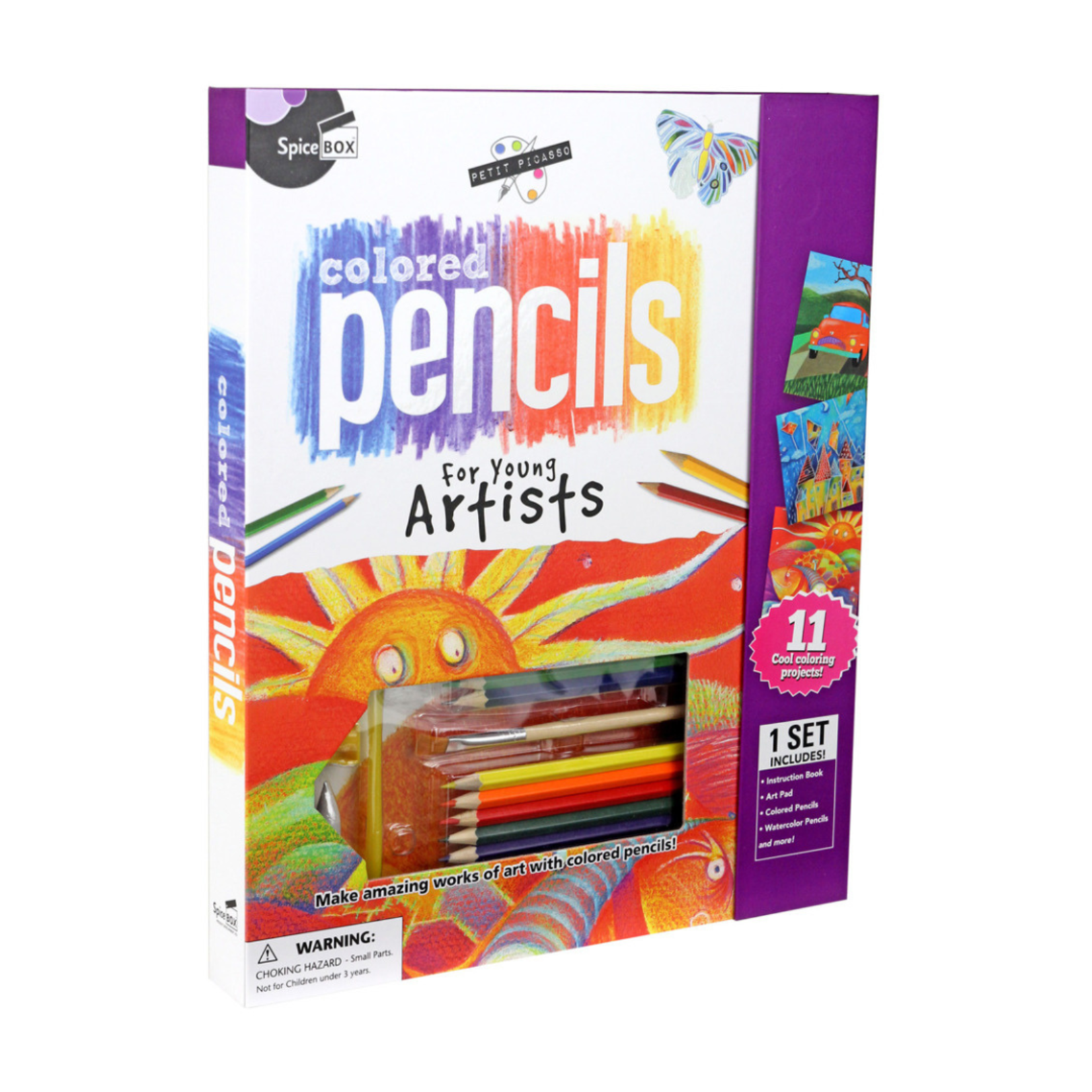 SPICEBOX PETITE PICASSO COLOURED PENCILS KIT