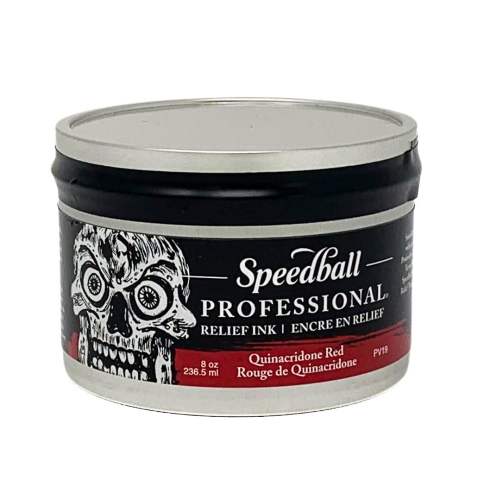 SPEEDBALL PROFESSIONAL RELIEF INK 8OZ QUINACRIDONE RED