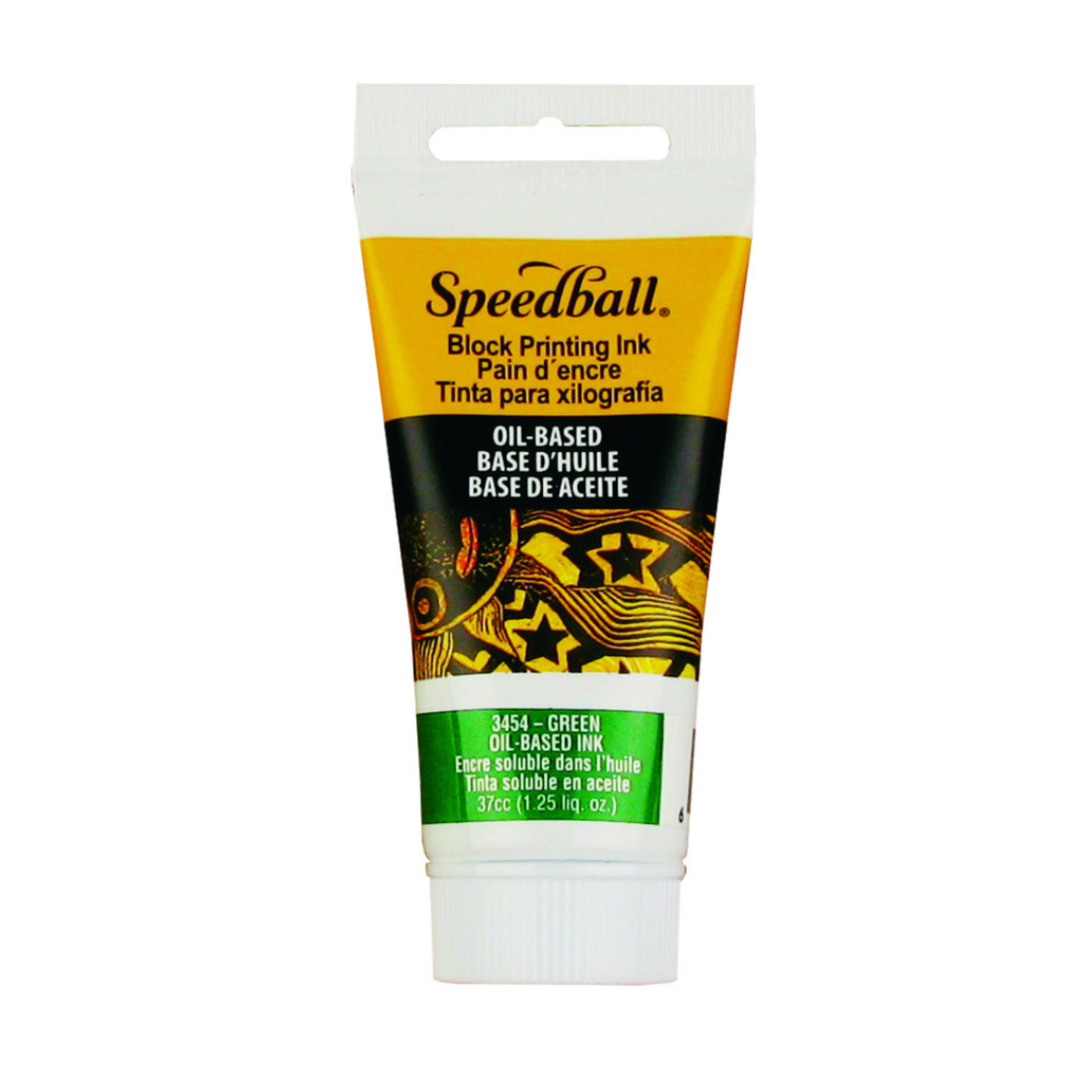 SPEEDBALL OIL BASED BLOCK PRINTING INK 1.25OZ GREEN