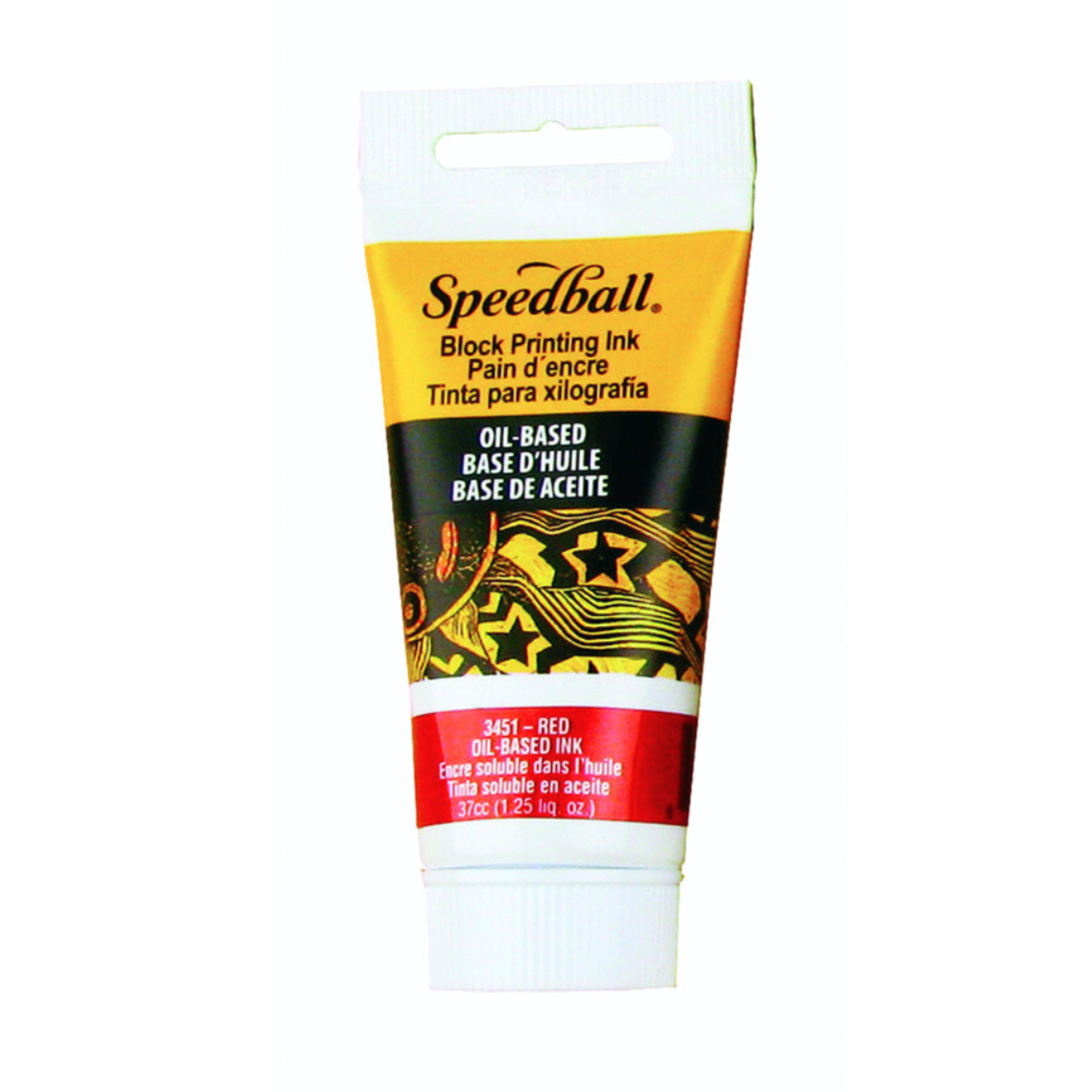 SPEEDBALL OIL BASED BLOCK PRINTING INK 1.25OZ RED