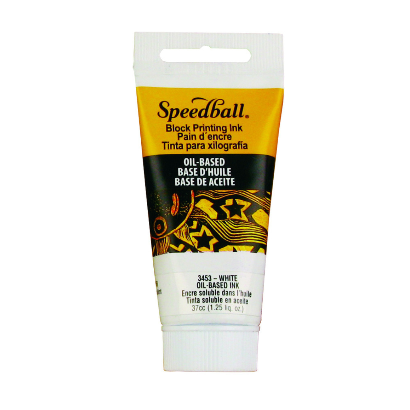 SPEEDBALL OIL BASED BLOCK PRINTING INK 1.25OZ WHITE