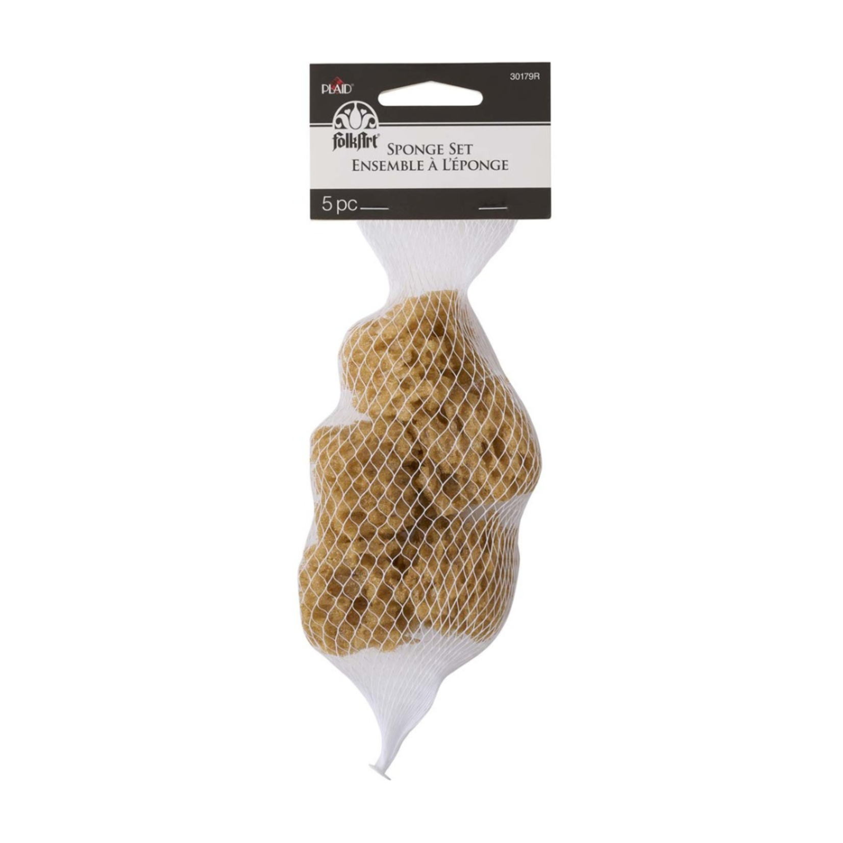 FOLK ART SYNTHETIC SPONGE SET 5/PC