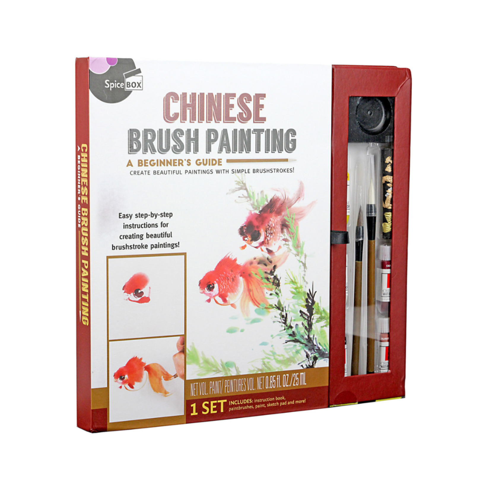 SPICEBOX MASTERCLASS BEGINNERS CHINESE BRUSH PAINTING KIT