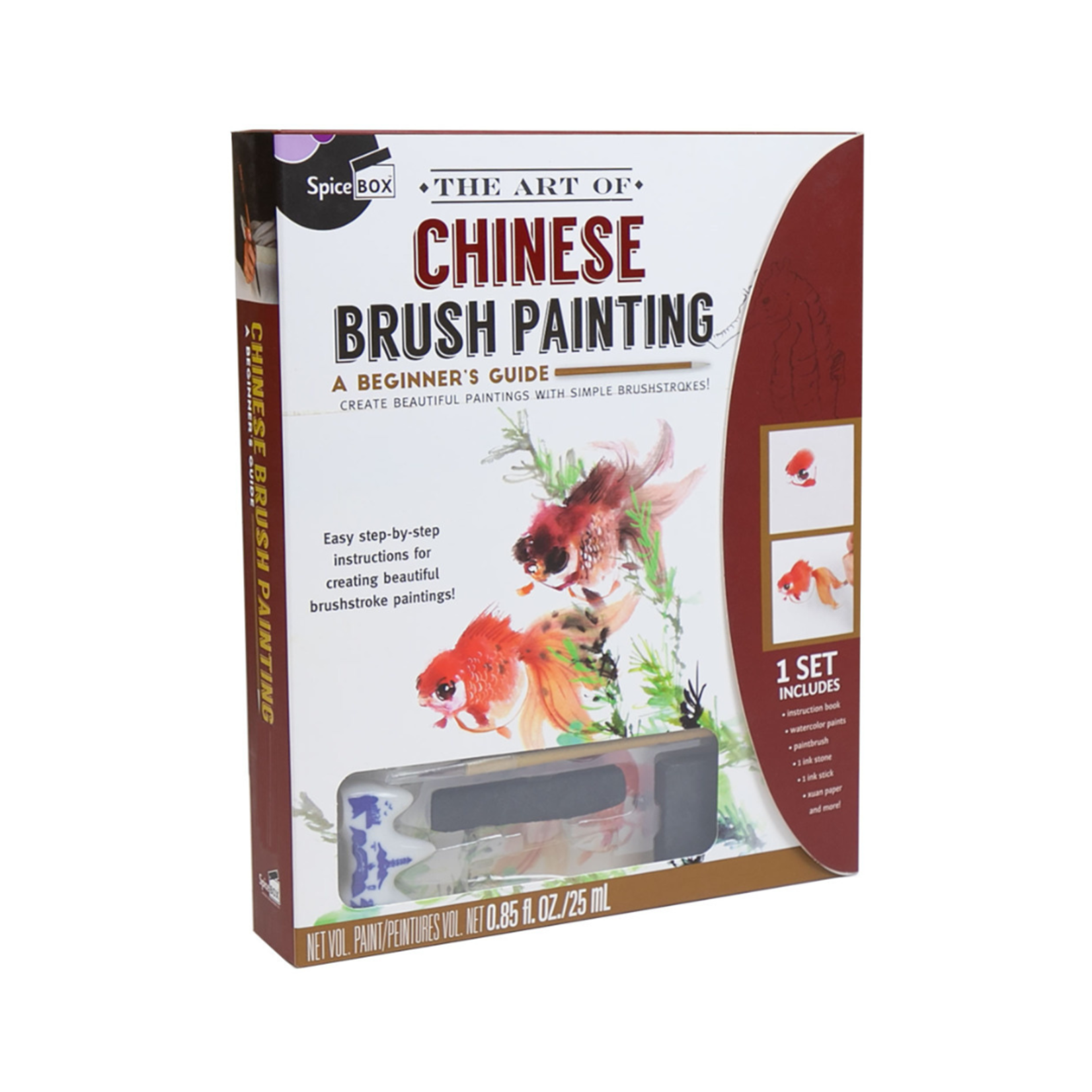SPICEBOX THE ART OF CHINESE BRUSH PAINTING KIT