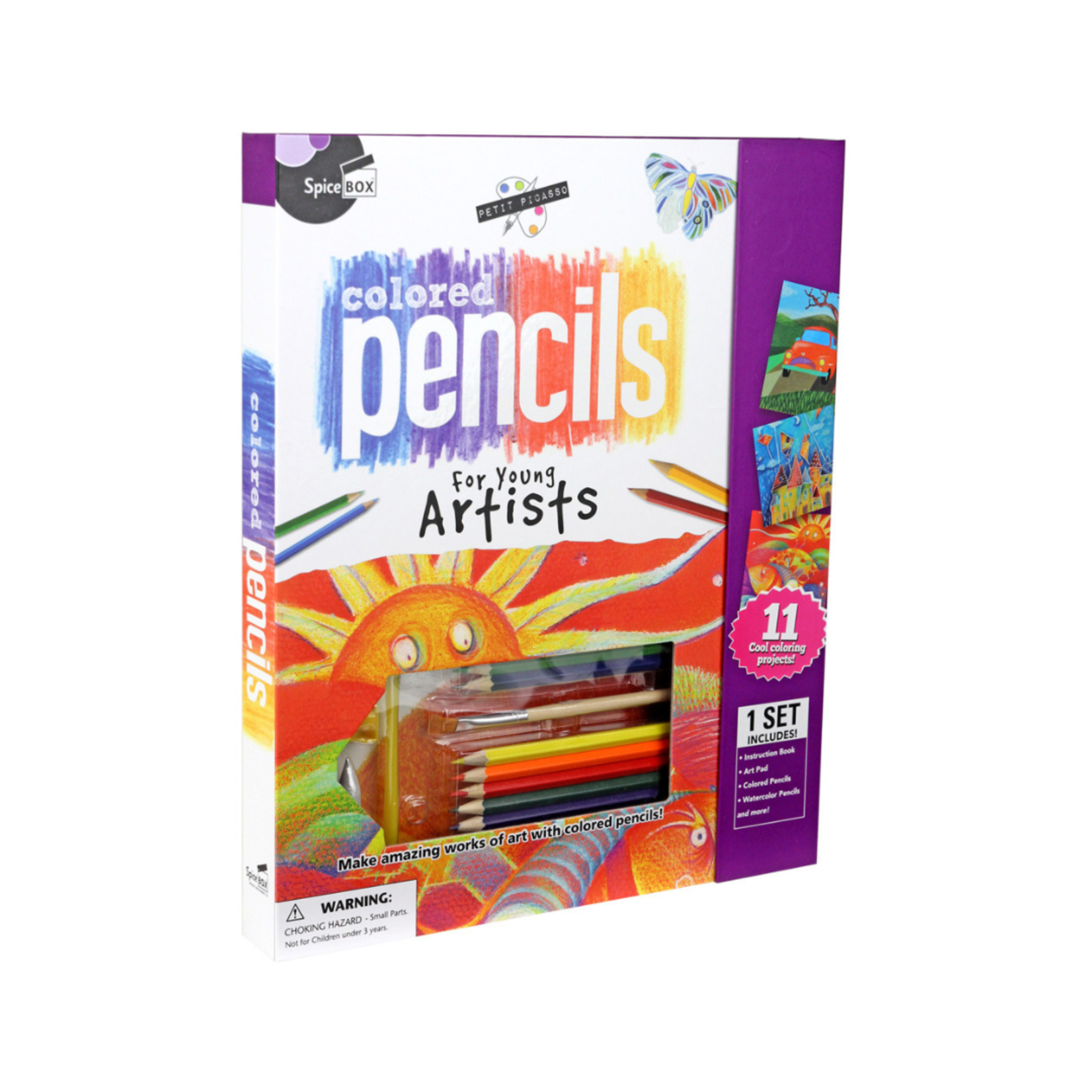 SPICEBOX PETITE PICASSO COLOURED PENCILS KIT