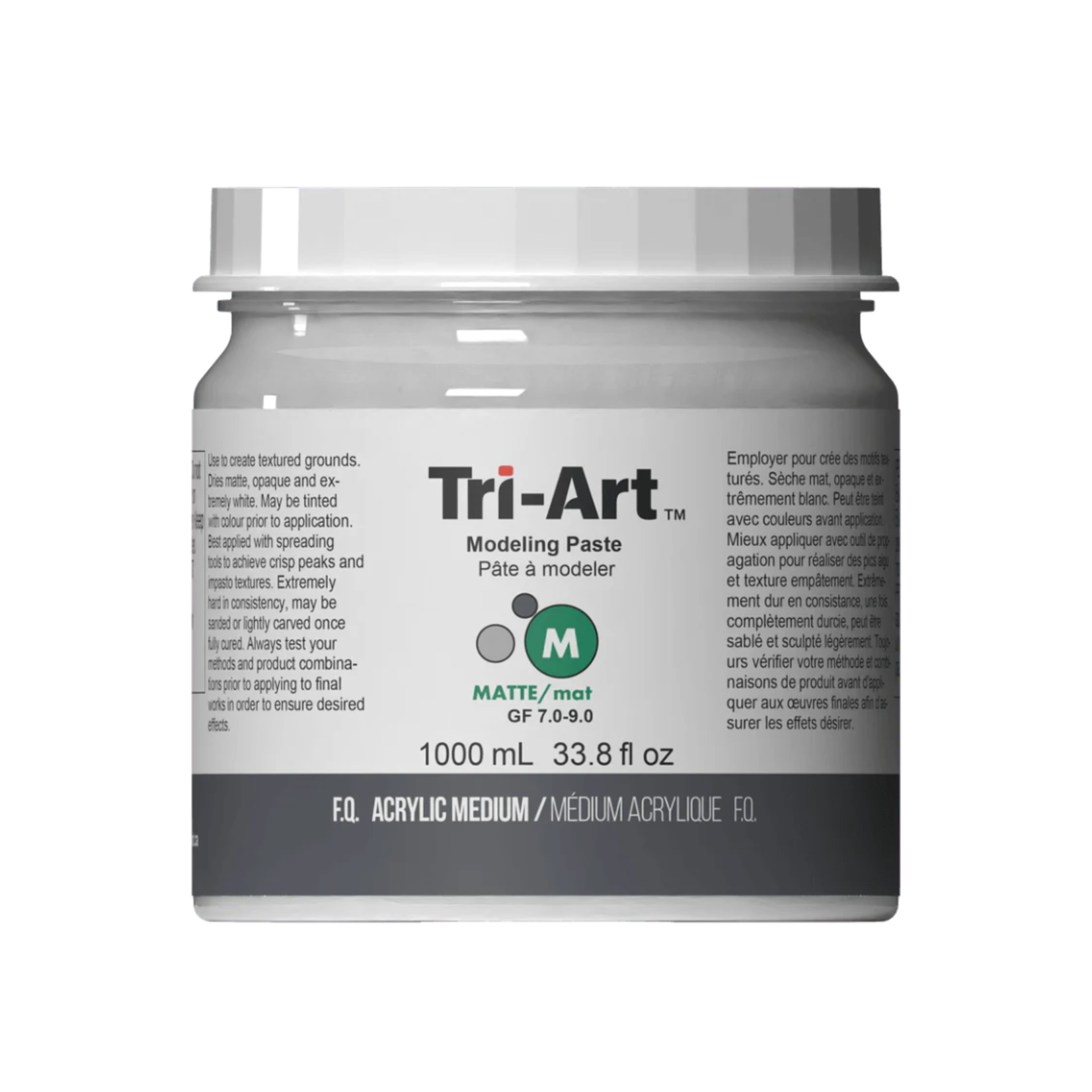 TRI ART TRI-ART ACRYLIC MEDIUM MODELING PASTE WHITE 1L