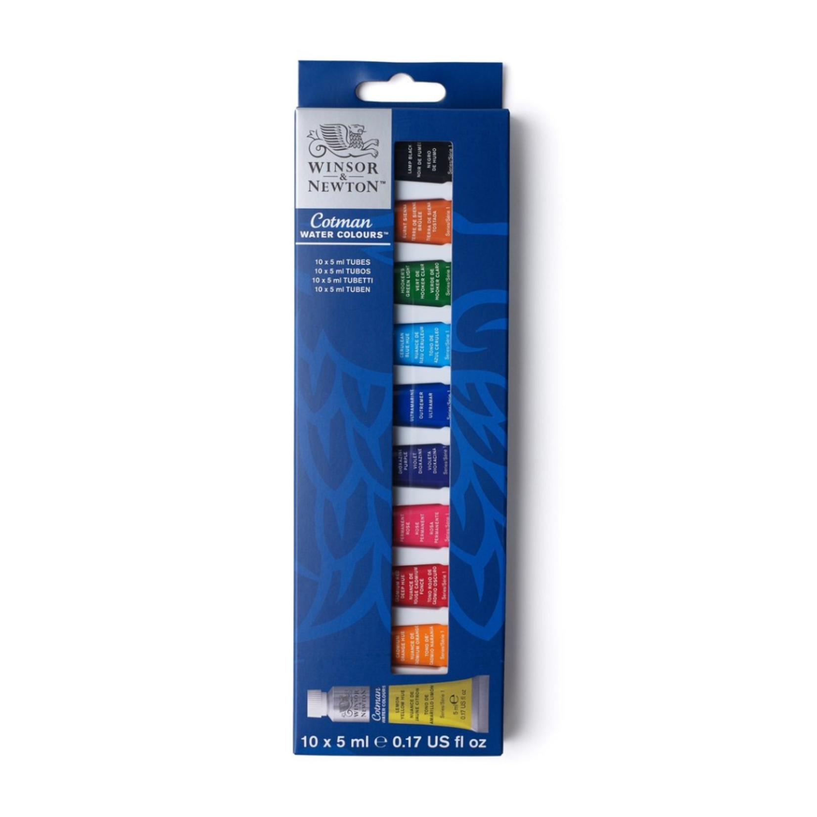 COTMAN WATERCOLOUR TUBE SET/10