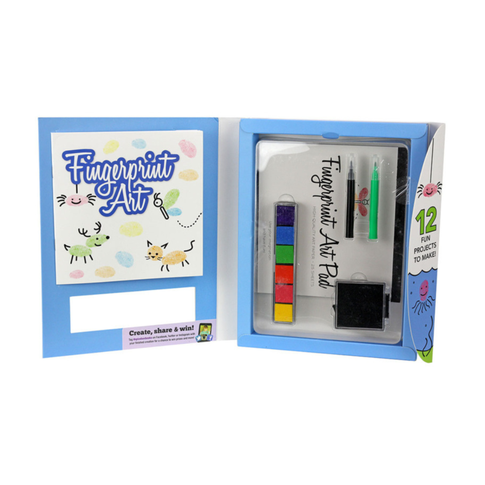 SPICEBOX LETS MAKE KIT FINGERPRINT ART