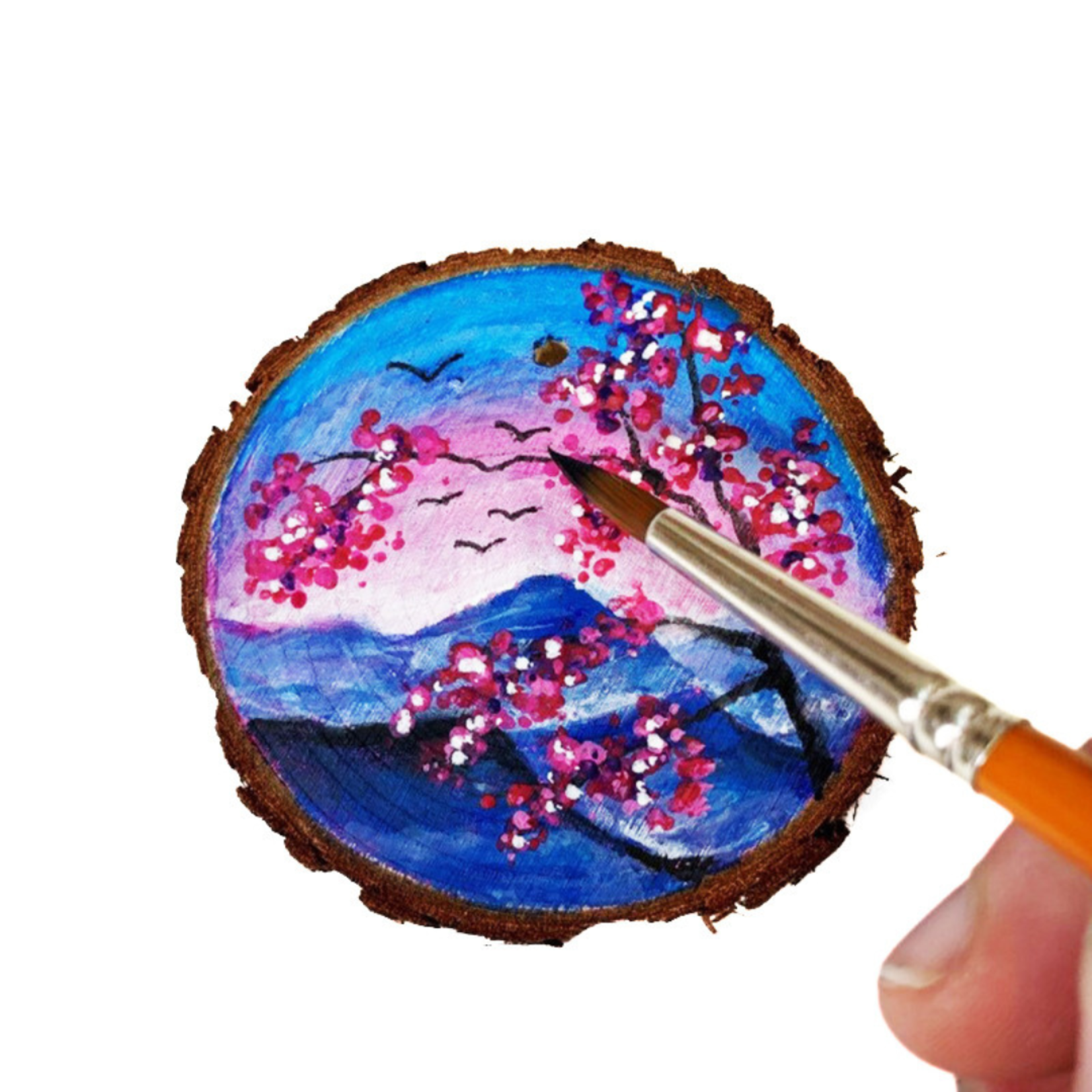 DALER ROWNEY WOOD SLICE ART CREATIVE SET