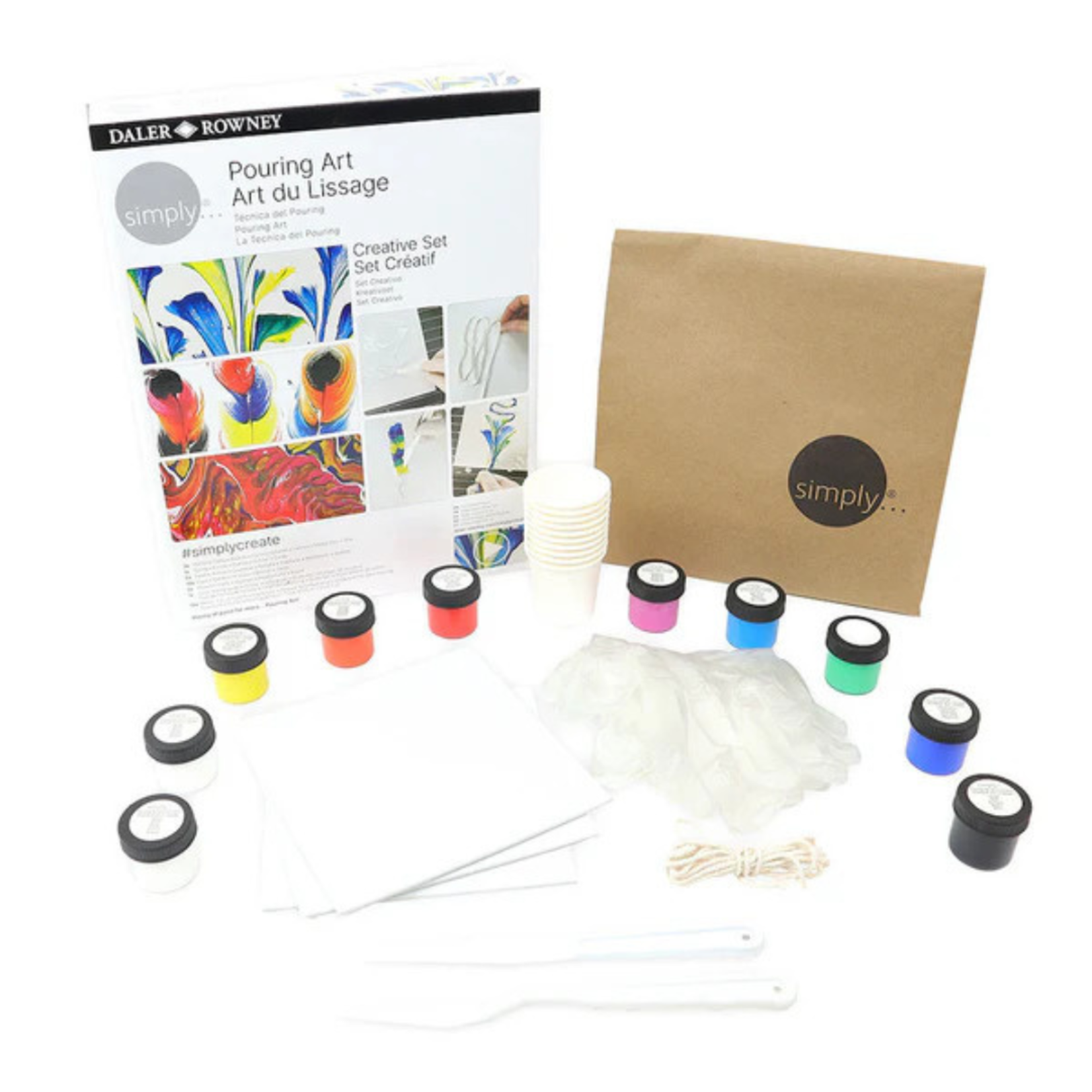 DALER ROWNEY POURING ART CREATIVE SET