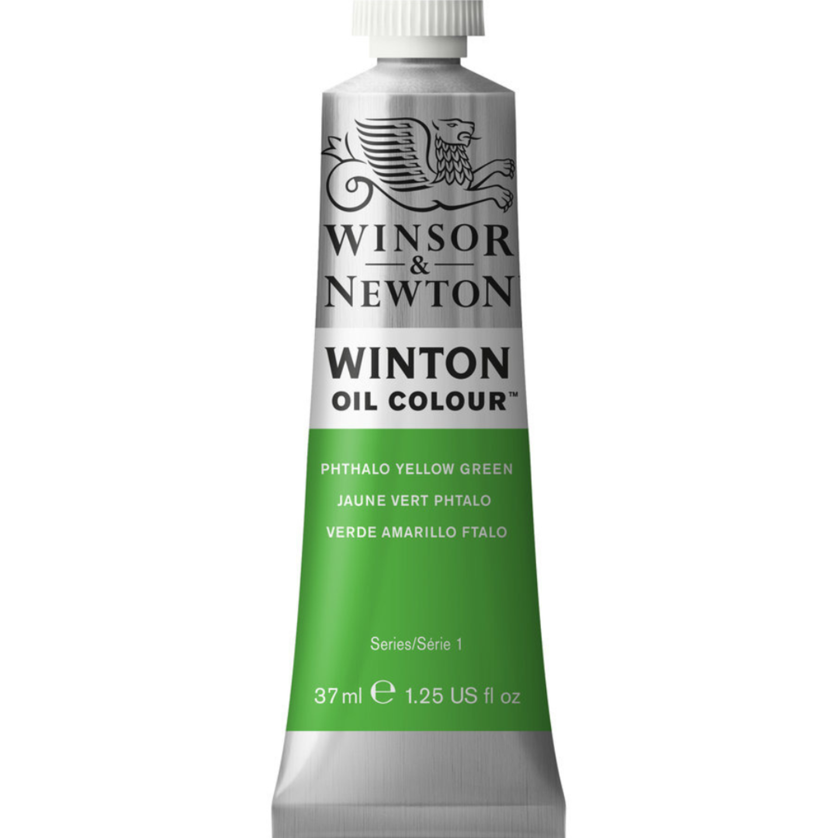 WINSOR & NEWTON WINTON OIL 37ML PHTHALO YELLOW GREEN