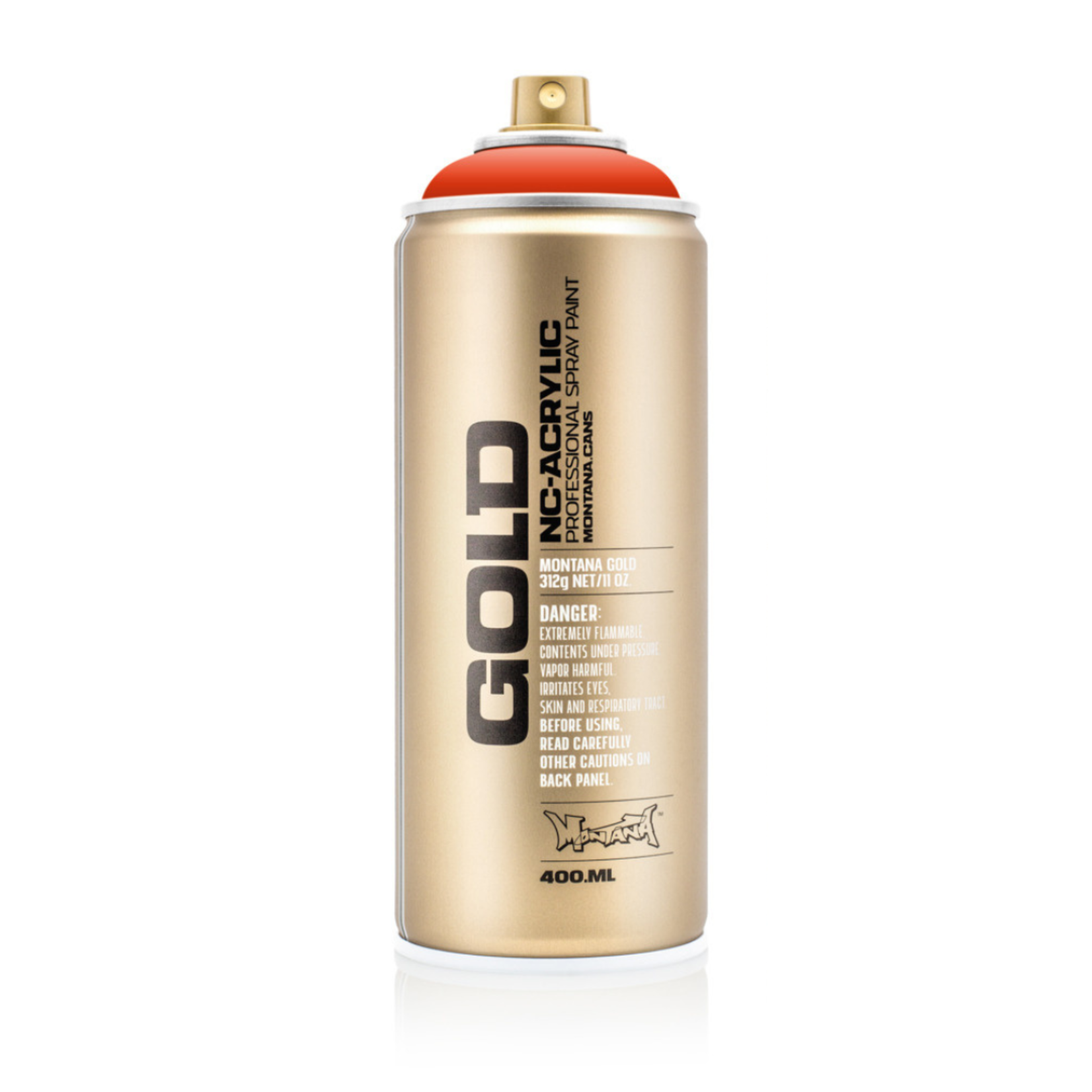 MONTANA GOLD ACRYLIC SPRAY CAN RED ORANGE