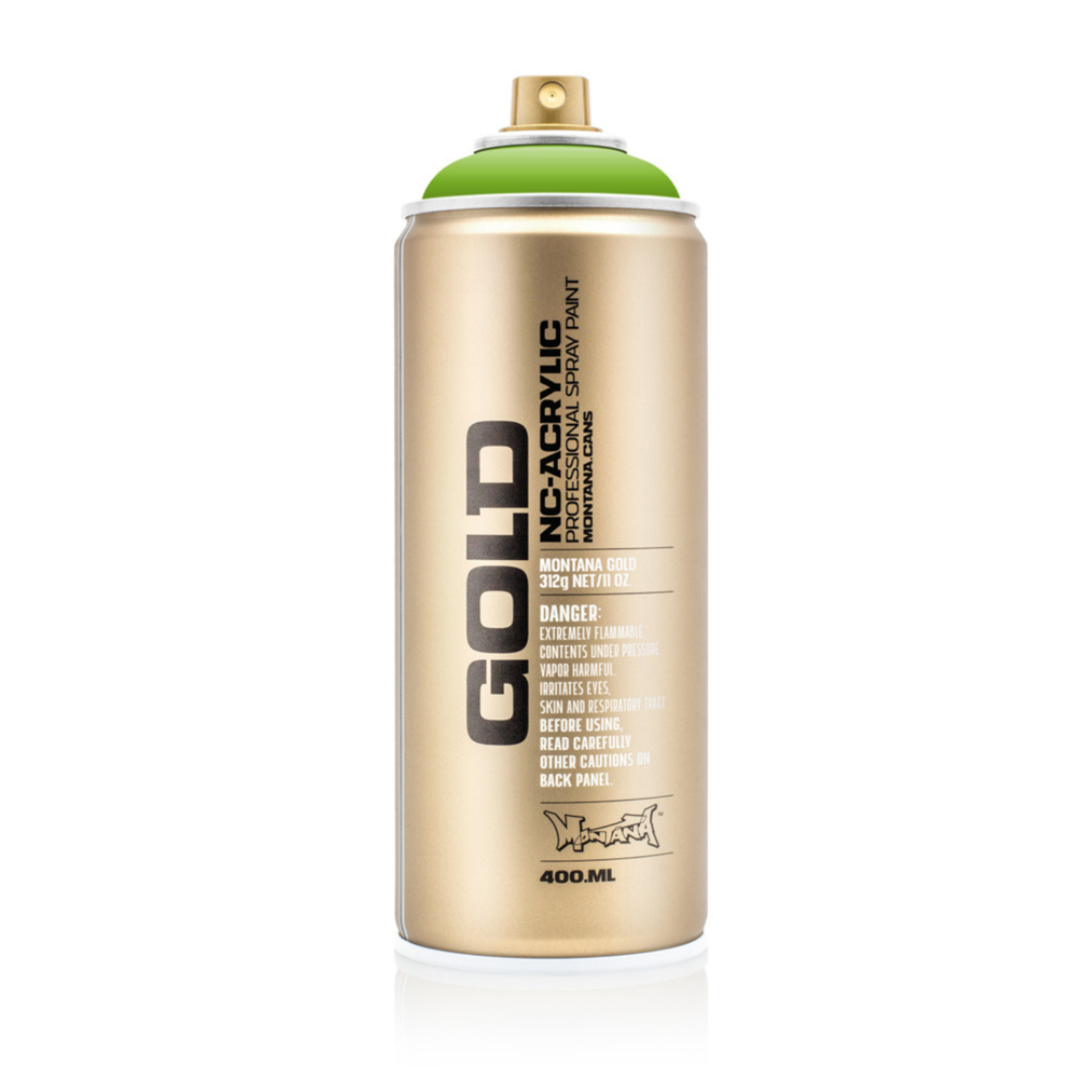 MONTANA GOLD ACRYLIC SPRAY CAN SHOCK GREEN LIGHT