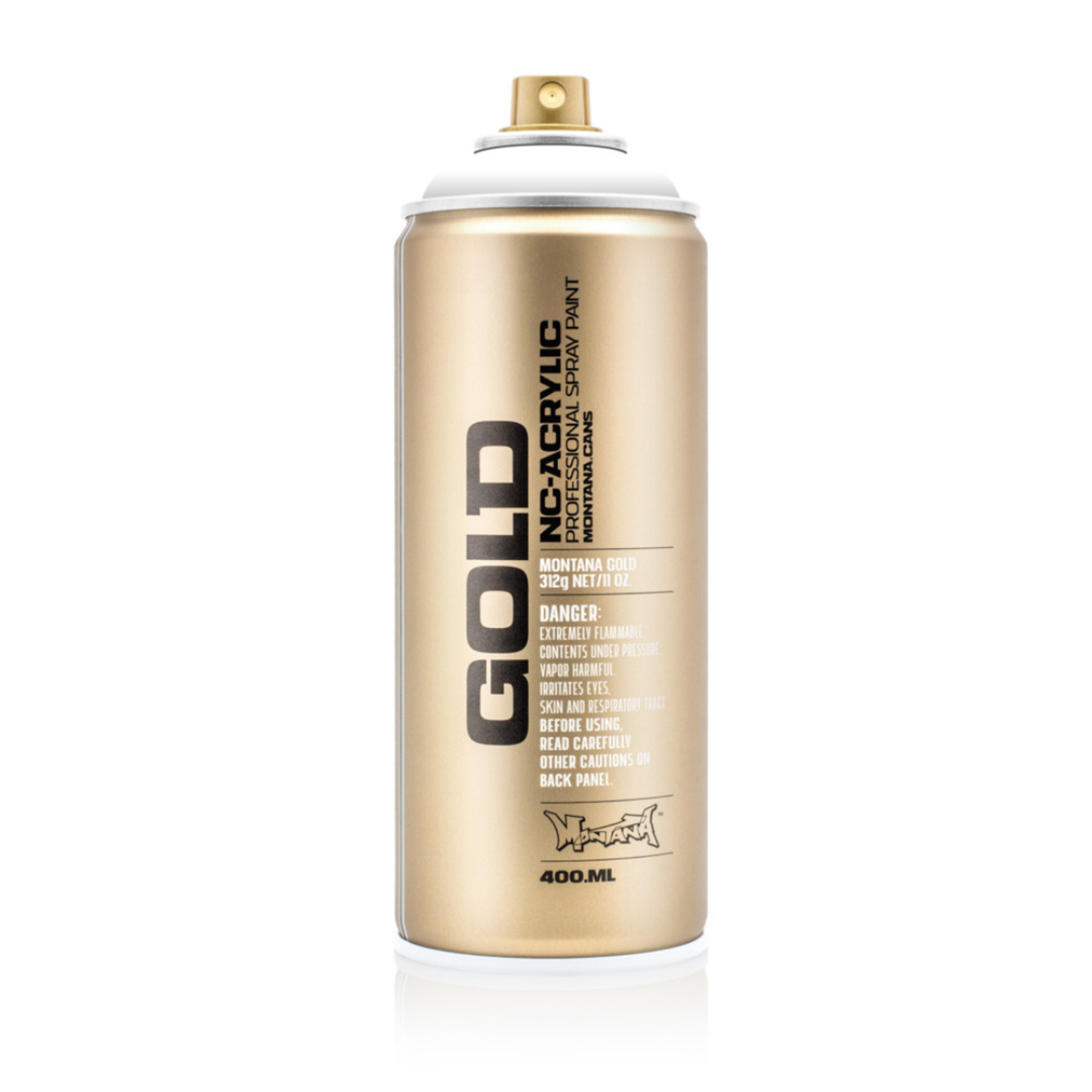 MONTANA GOLD ACRYLIC SPRAY CAN SHOCK WHITE