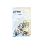 GILDED RABBIT D RING HANGERS SMALL 10/PACK NO SCREWS