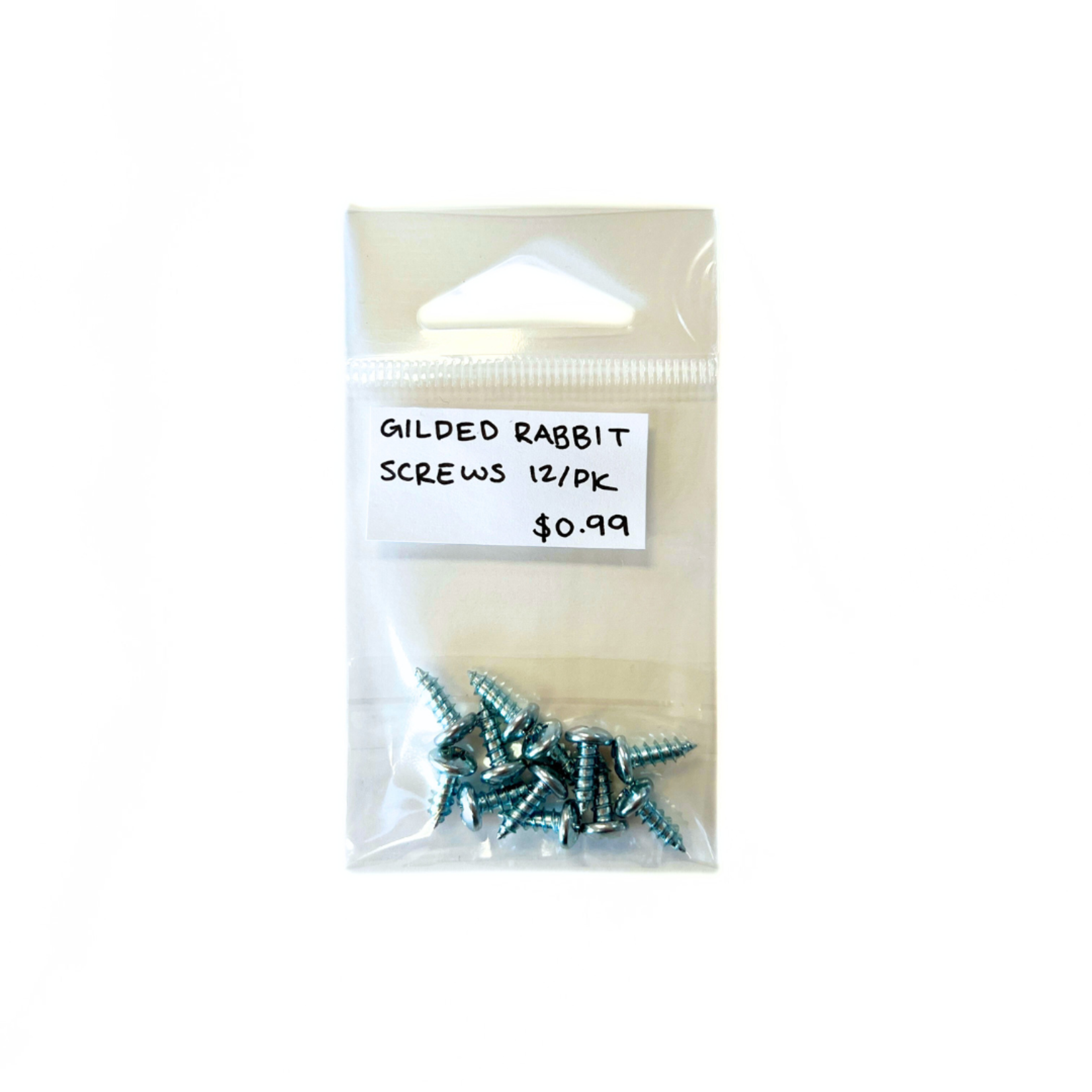 GILDED RABBIT 3/8" SCREWS 12/PK