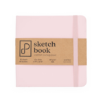 PRISM STUDIO SKETCHBOOK 4.7X4.7" 80/SHT SHELL PINK
