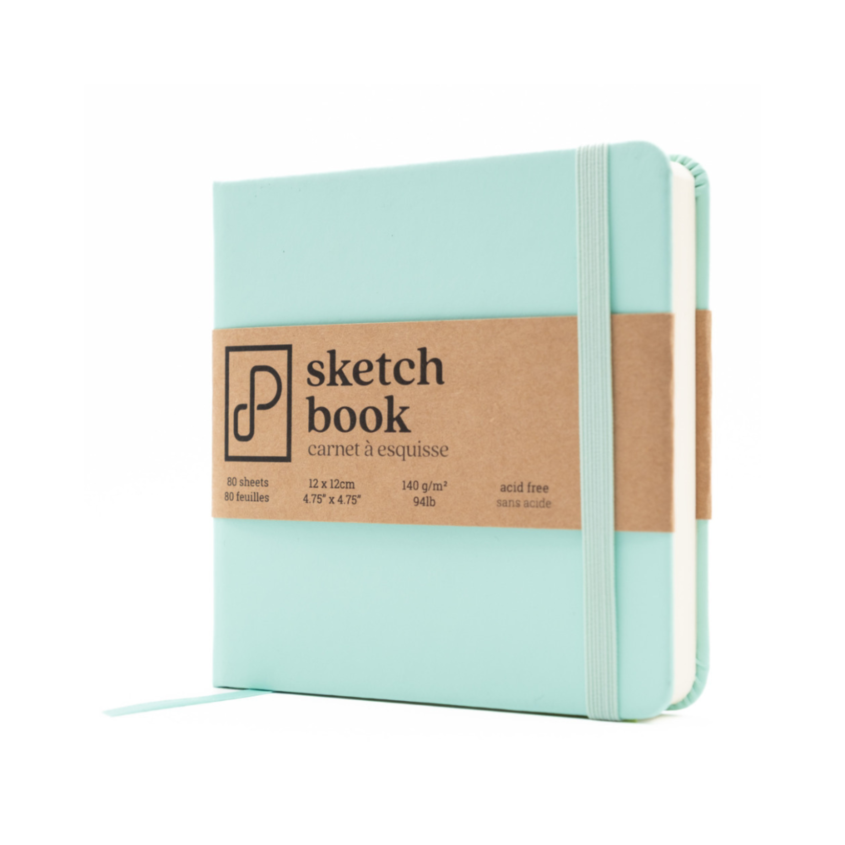 PRISM STUDIO SKETCHBOOK 4.7X4.7" 80/SHT SEAFOAM GREEN