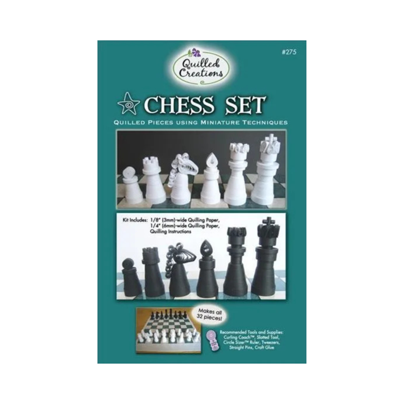 QUILLED CREATIONS CHESS SET