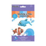 QUILLED CREATIONS QUILLING KIT 3D MINIATURE DOLPHIN & FISH