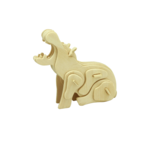 HANDS CRAFT DIY 3D WOODEN PUZZLE HIPPO