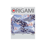 YASUTOMO YASUTOMO ORIGAMI PAPER 4  5/8" YUZEN BLUE 10/PK