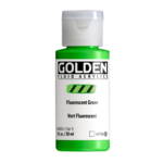 GOLDEN GOLDEN FLUID ACRYLIC 1OZ FLUORESCENT GREEN