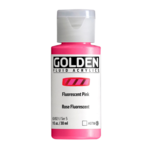 GOLDEN GOLDEN FLUID ACRYLIC 1OZ FLUORESCENT PINK