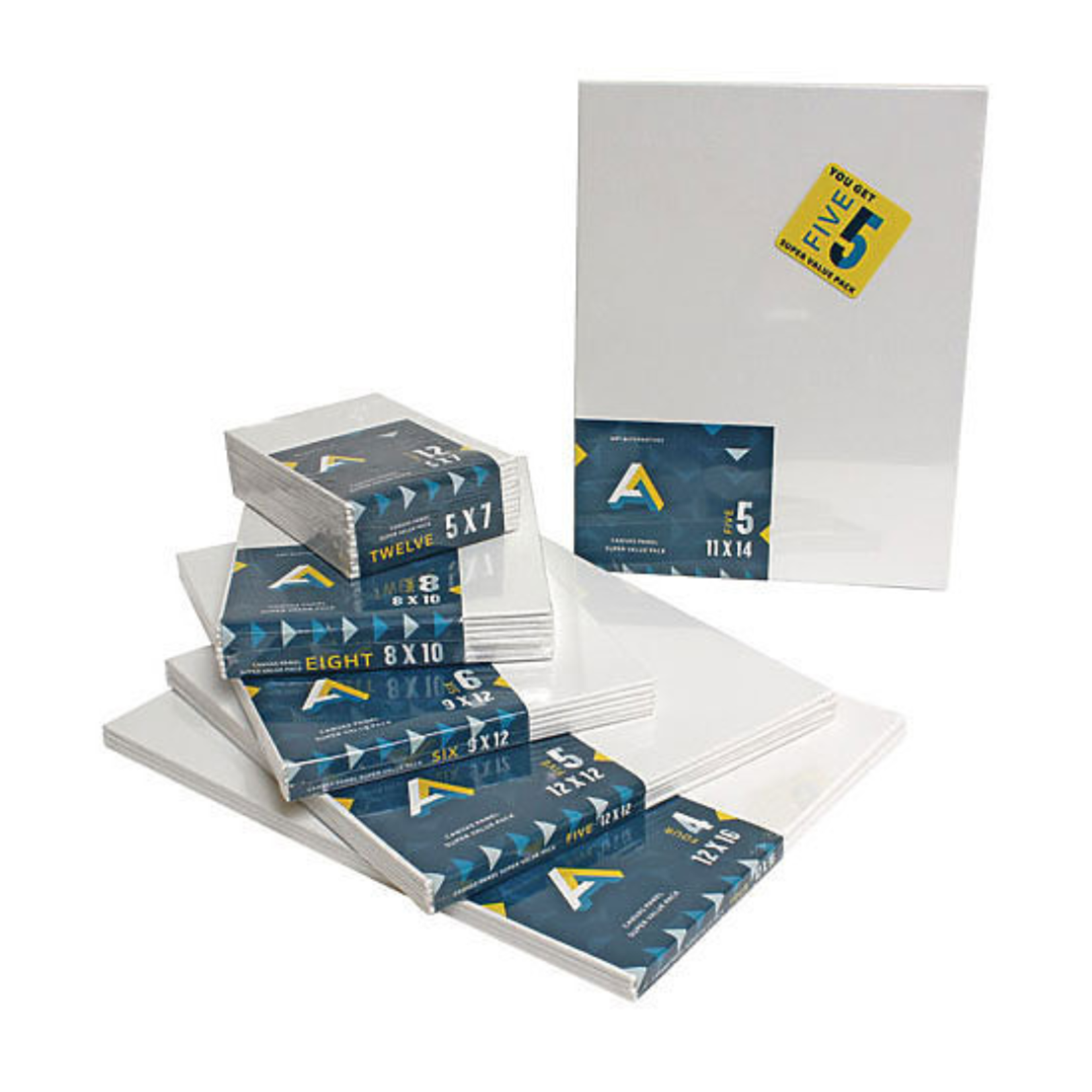 ART ALTERNATIVES ECONOMY CANVAS PANEL 11X14 5/PK