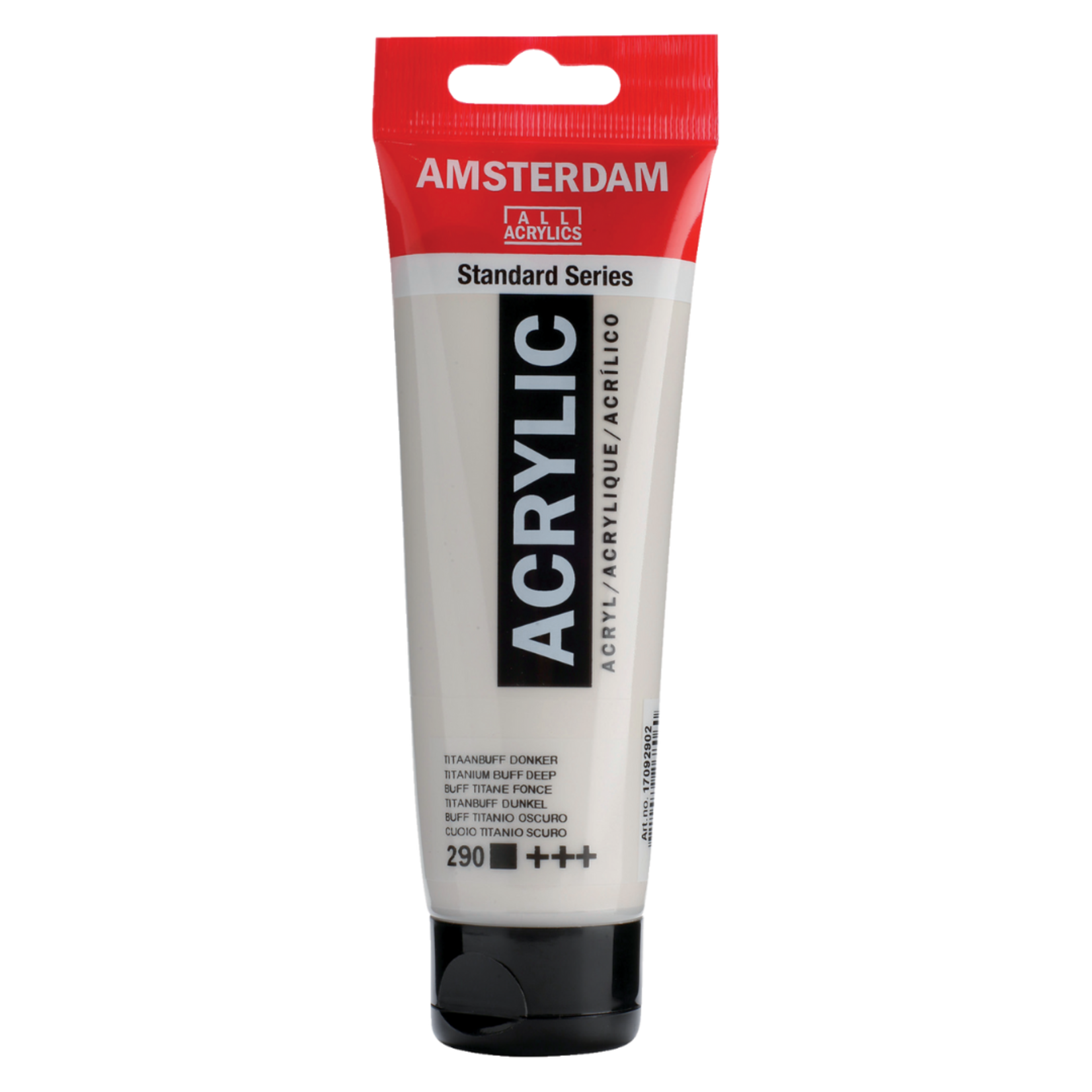 AMSTERDAM AMSTERDAM ACRYLIC 120ML TITANIUM BUFF DEEP