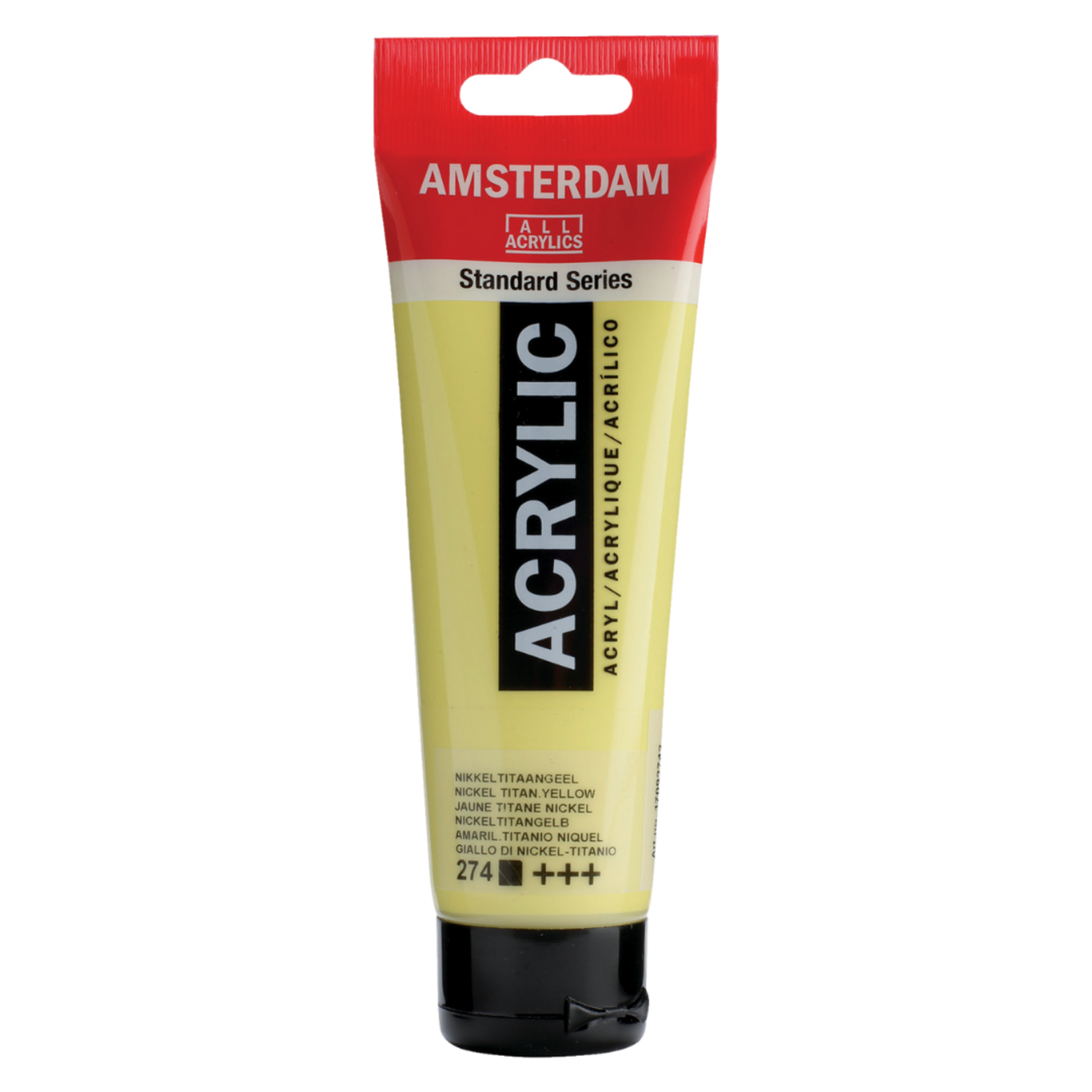 AMSTERDAM AMSTERDAM ACRYLIC 120ML NICKEL TITANIUM YELLOW