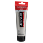 AMSTERDAM AMSTERDAM ACRYLIC 120ML METALLIC SILVER