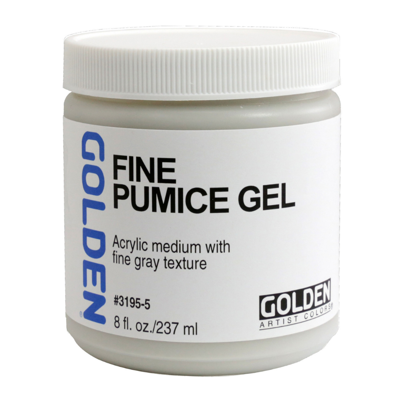 GOLDEN GOLDEN ACRYLIC MEDIUM PUMICE GEL FINE 8OZ