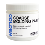 GOLDEN GOLDEN ACRYLIC MEDIUM COARSE MOLDING PASTE 16OZ