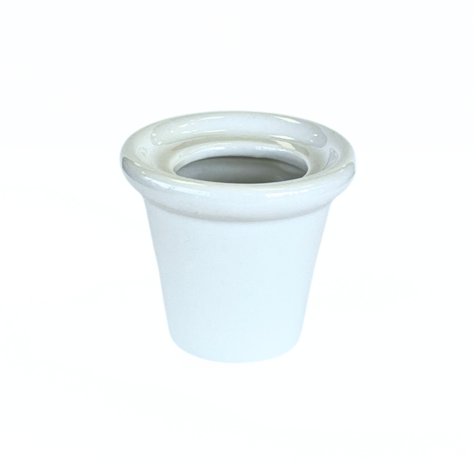 ROUND CHINA INK POT