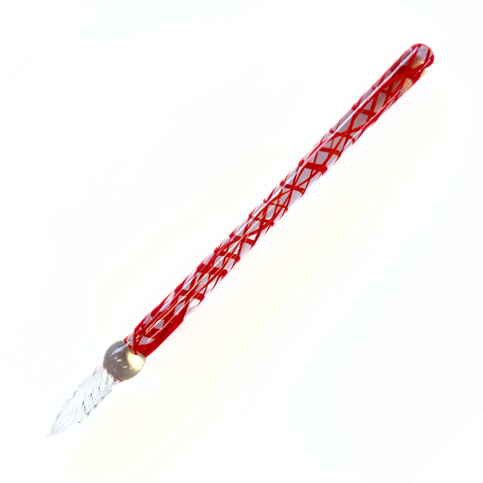 HERBIN STRAIGHT GLASS DIP PEN RED CAROB TREE