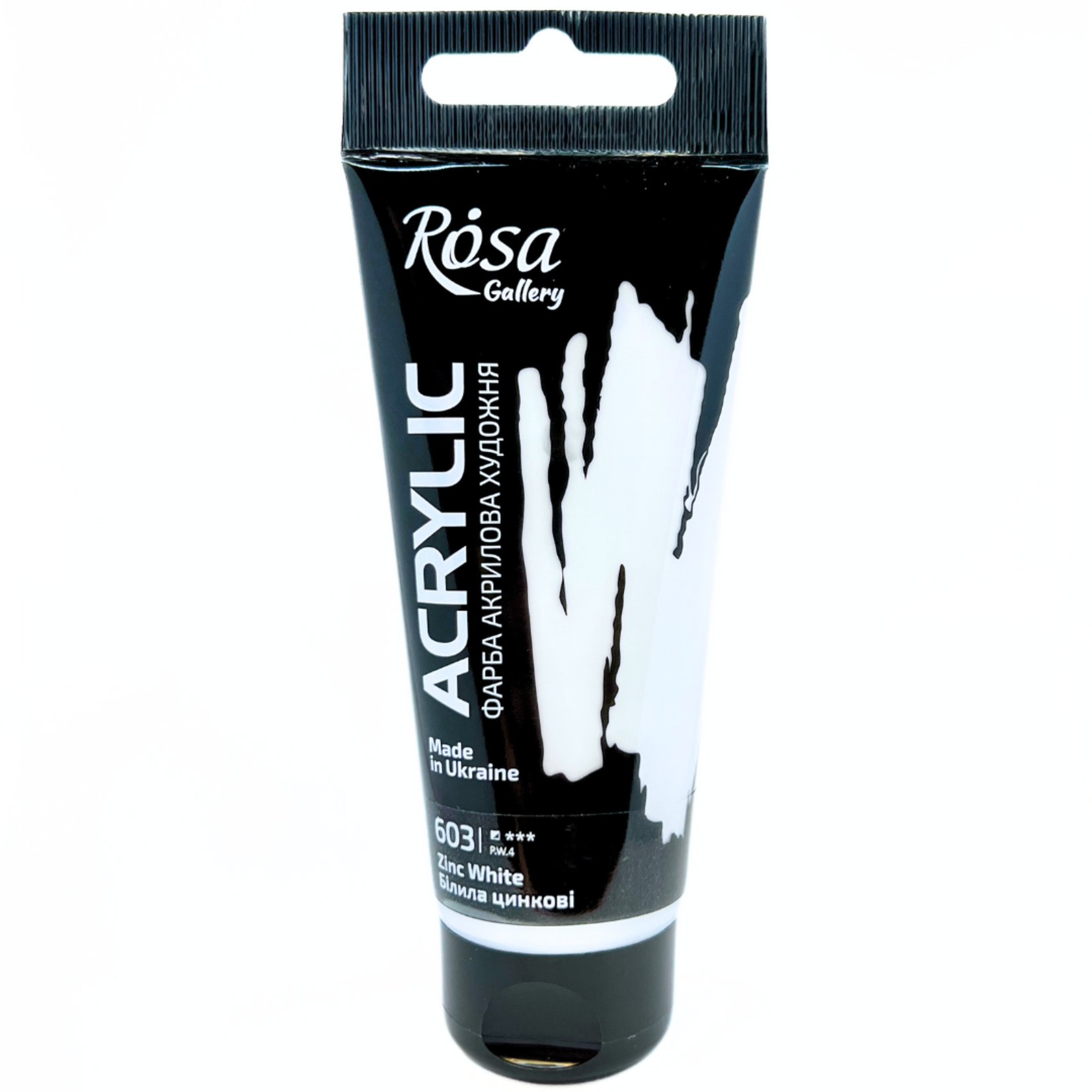 ROSA GALLERY ACRYLIC PAINT 60ML ZINC WHITE #603