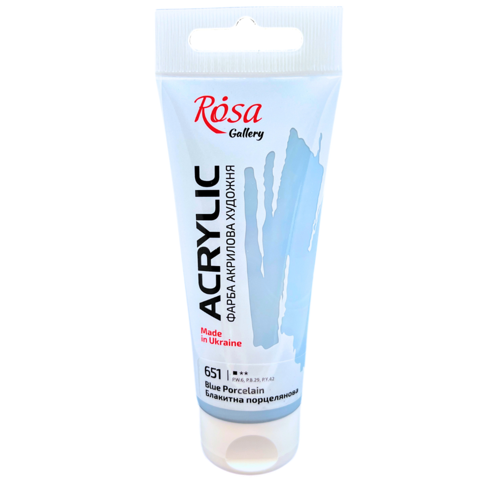 ROSA GALLERY ACRYLIC PAINT 60ML BLUE PORCELAIN #651