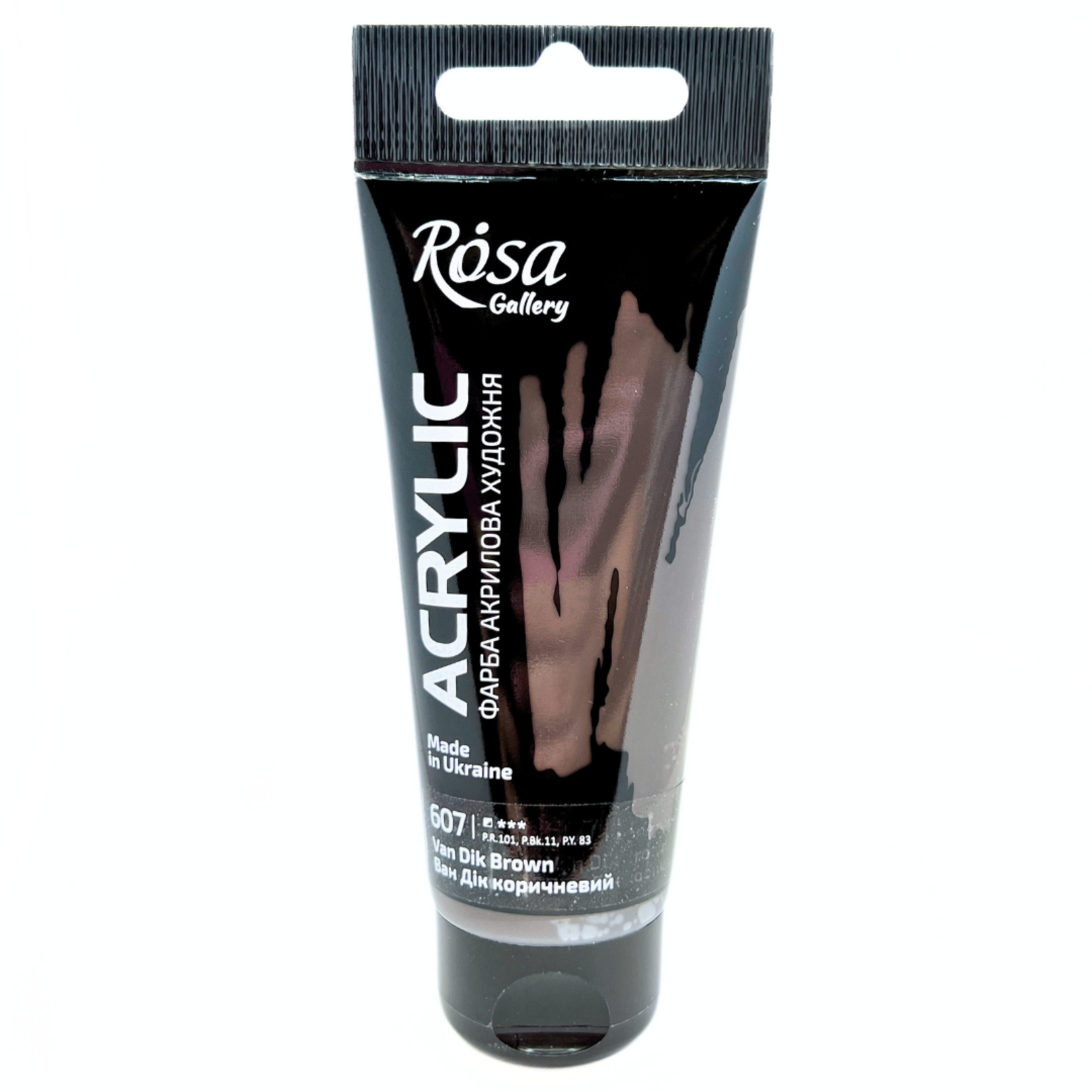 ROSA GALLERY ACRYLIC 60ML VAN DYKE BROWN #607