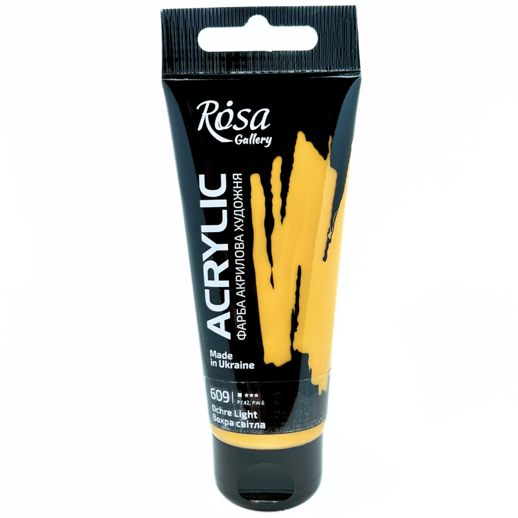 ROSA GALLERY ACRYLIC 60ML LIGHT OCHRE #609