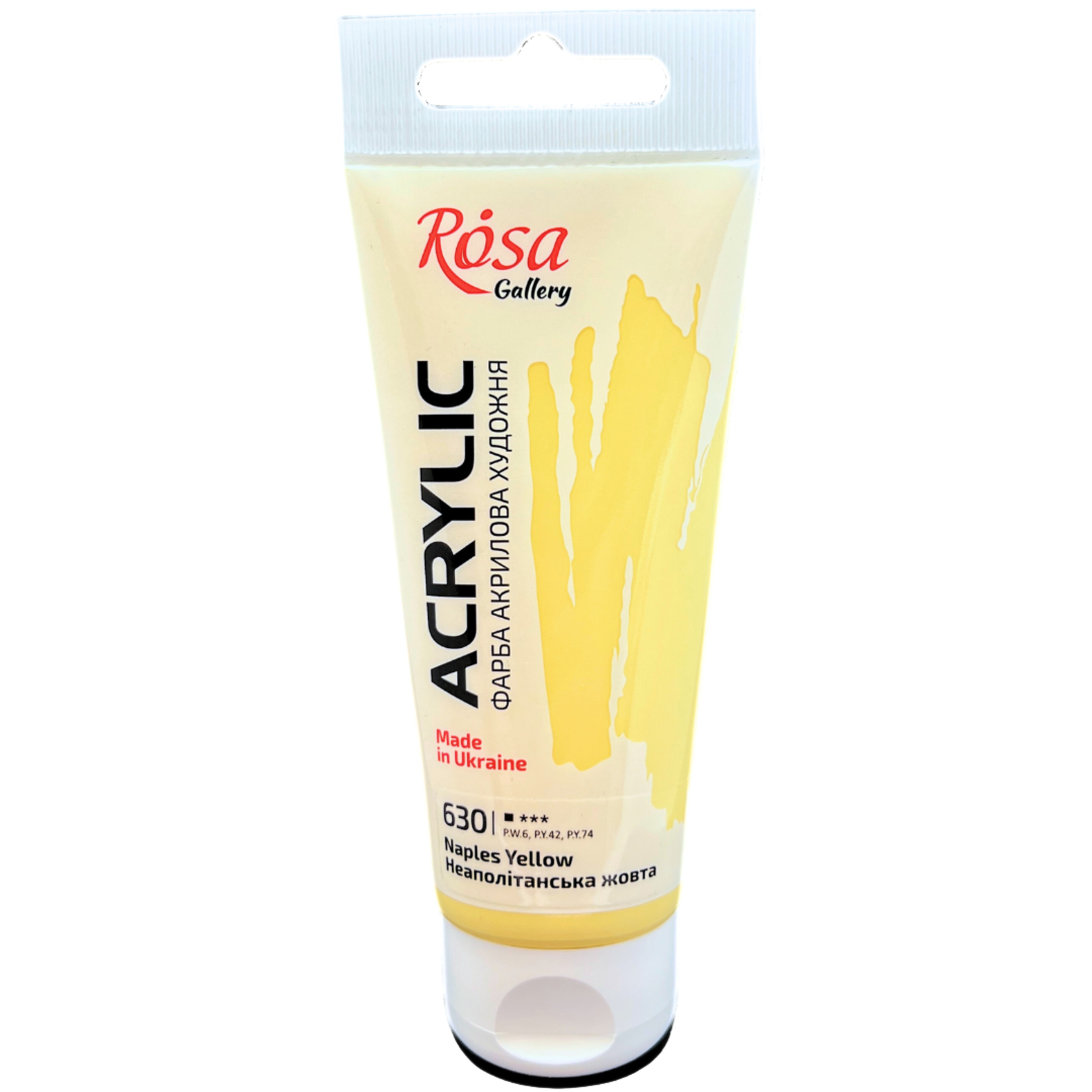 ROSA GALLERY ACRYLIC 60ML NAPLES YELLOW #630